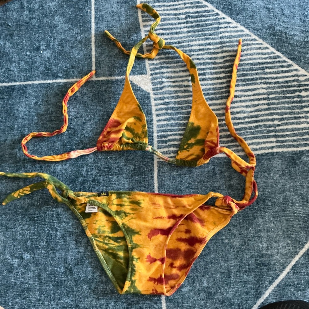 Tie-Dye Bikini Set